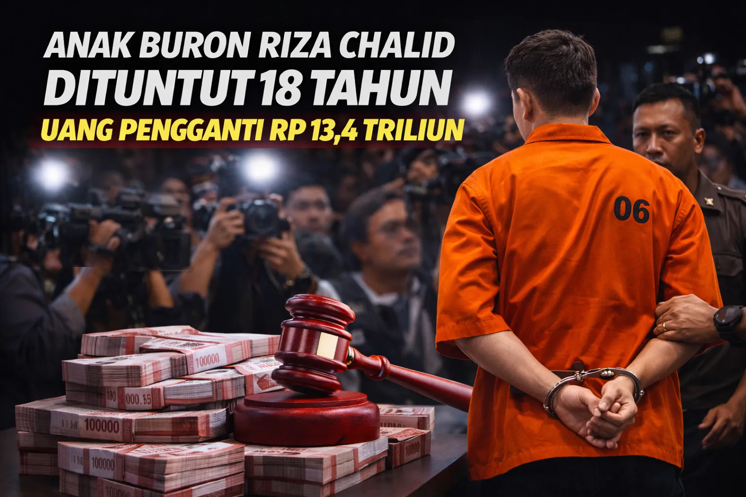 Anak Buron Riza Chalid Dituntut 18 Tahun, Uang Pengganti Rp 13,4 Triliun (Ilustrasi)