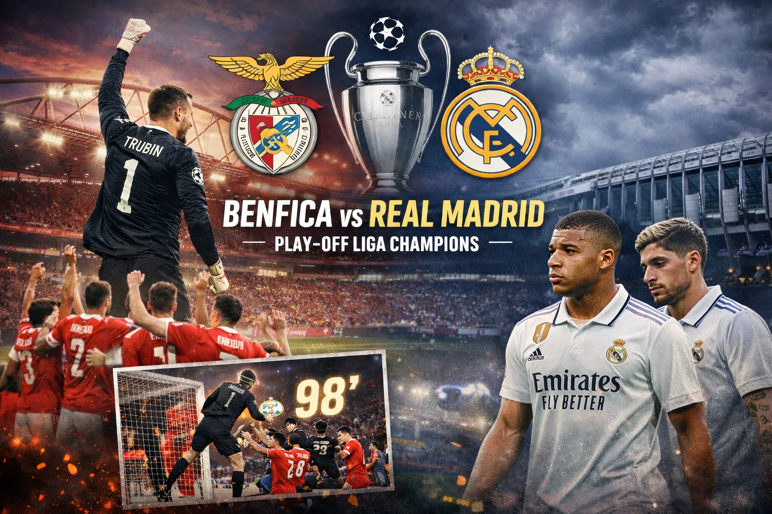 Real Madrid dihantui kekalahan memalukan jelang hadapi Benfica di babak Play-off Liga champions (Dok. Istimewa)