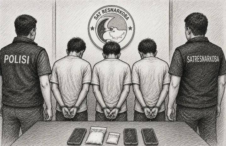 Tiga Terduga Pengguna Narkoba di Bangkalan Diamankan, Polisi Masih Kembangkan Kasus (Ilustrasi)