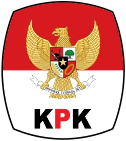 Logo Komisi Pemberantasan Korupsi (KPK), lembaga negara yang berperan dalam upaya pencegahan dan penindakan tindak pidana korupsi di Indonesia. Wikipedia