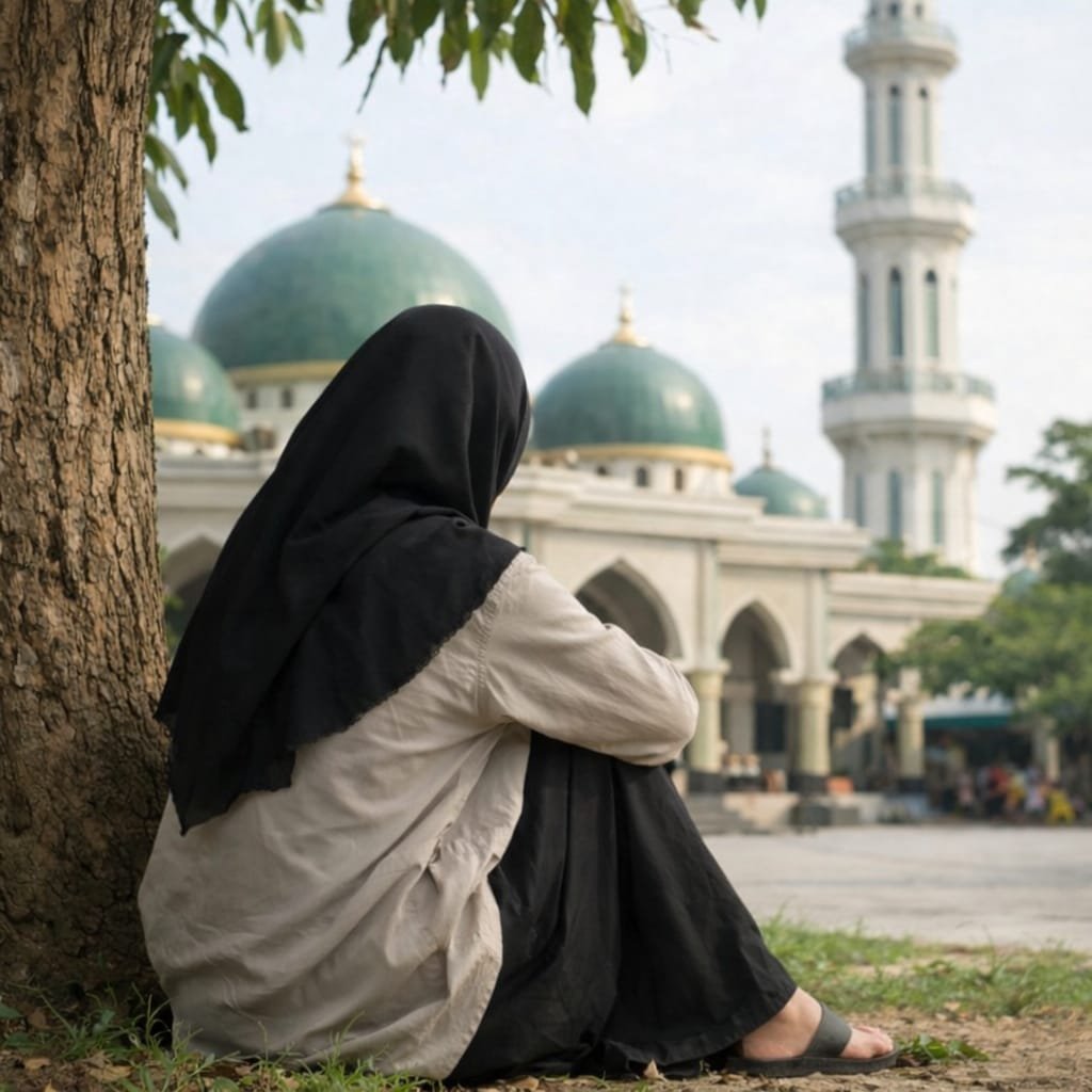 Ilustrasi santriwati korban dugaan pencabulan oknum lora di Bangkalan saat ditemukan (Dok. Red)