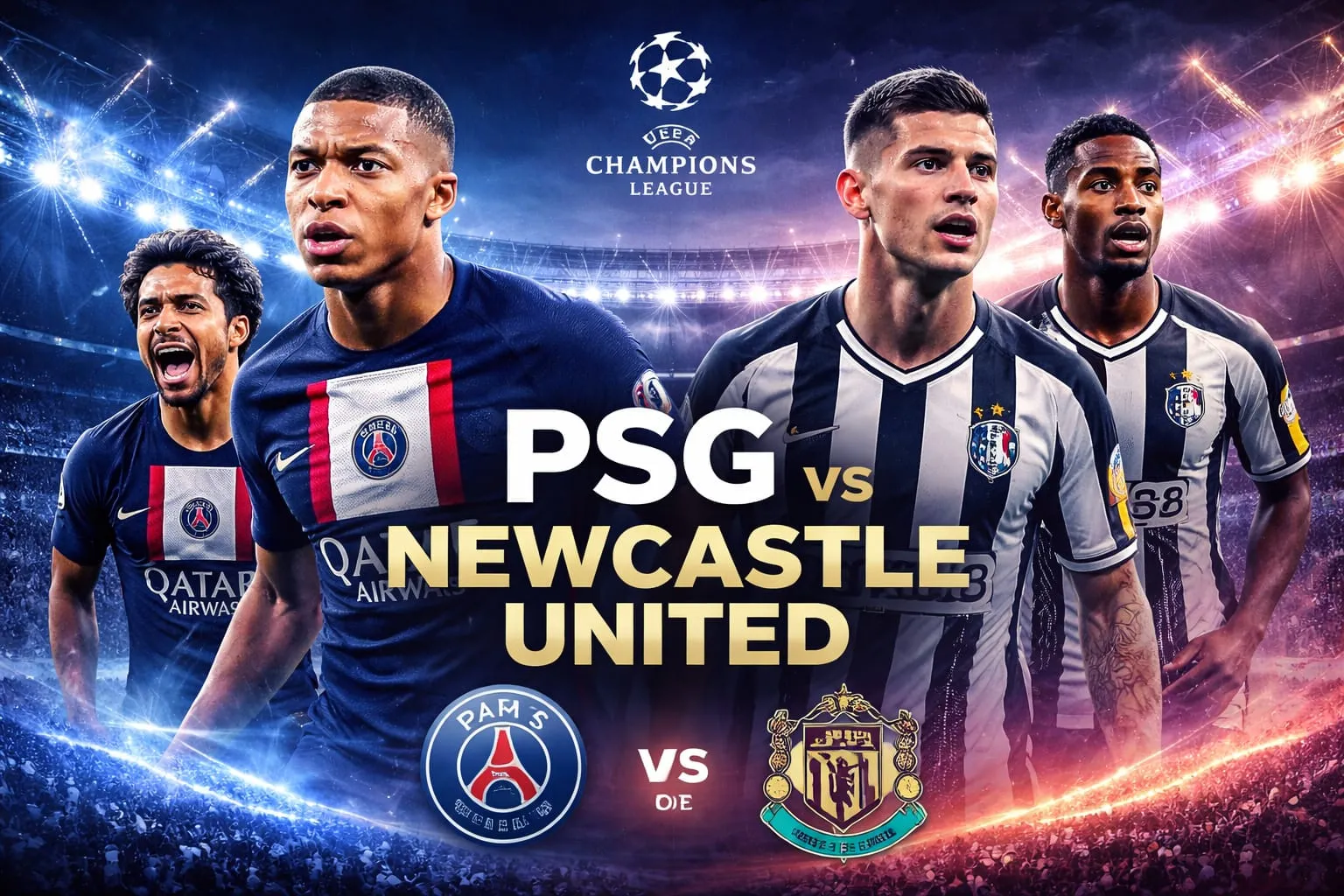 PSG akan menjamu Newcastle United dalam pertandingan lanjutan fase grup liga champions (Dok. Red)