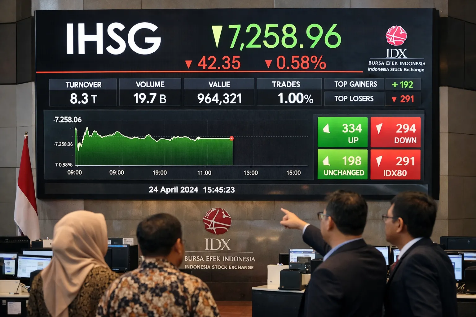 IHSG Ditutup Menguat ke 8.975, Naik 0,27 Persen (Ilustrasi)