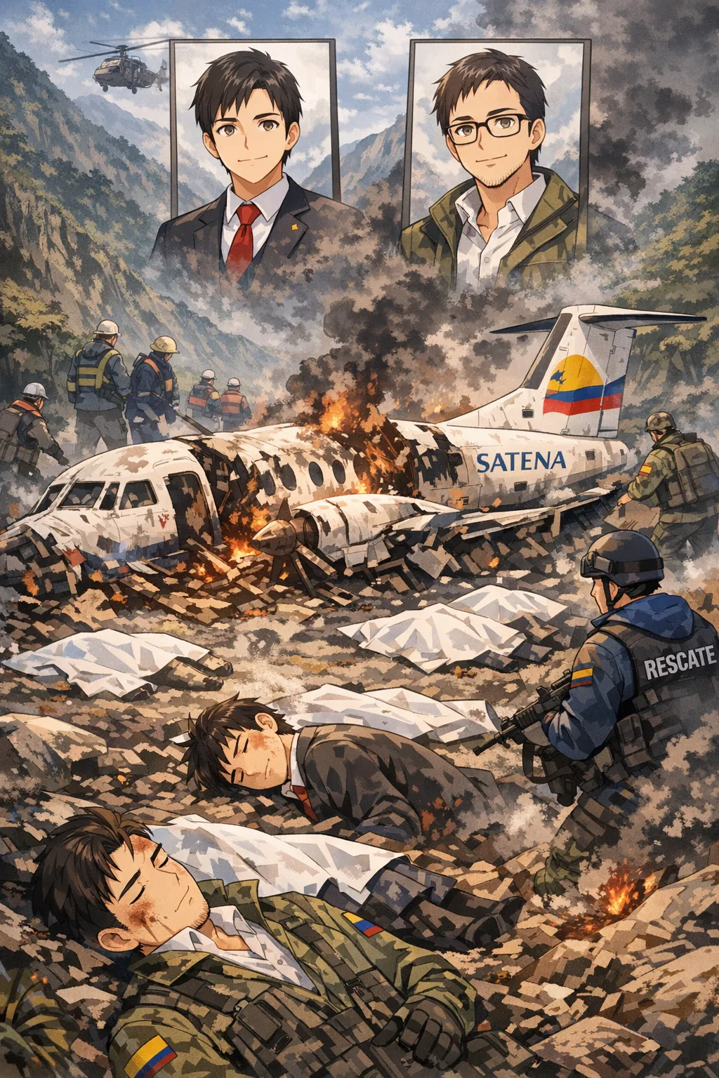 Sebanyak 15 orang tewas dalam kecelakaan pesawat Satena di Pegunungan Andes, termasuk anggota DPR Kolombia, calon legislator, staf, dan awak pesawat. Tragedi ini meninggalkan duka mendalam bagi dunia politik dan kemanusiaan Kolombia.