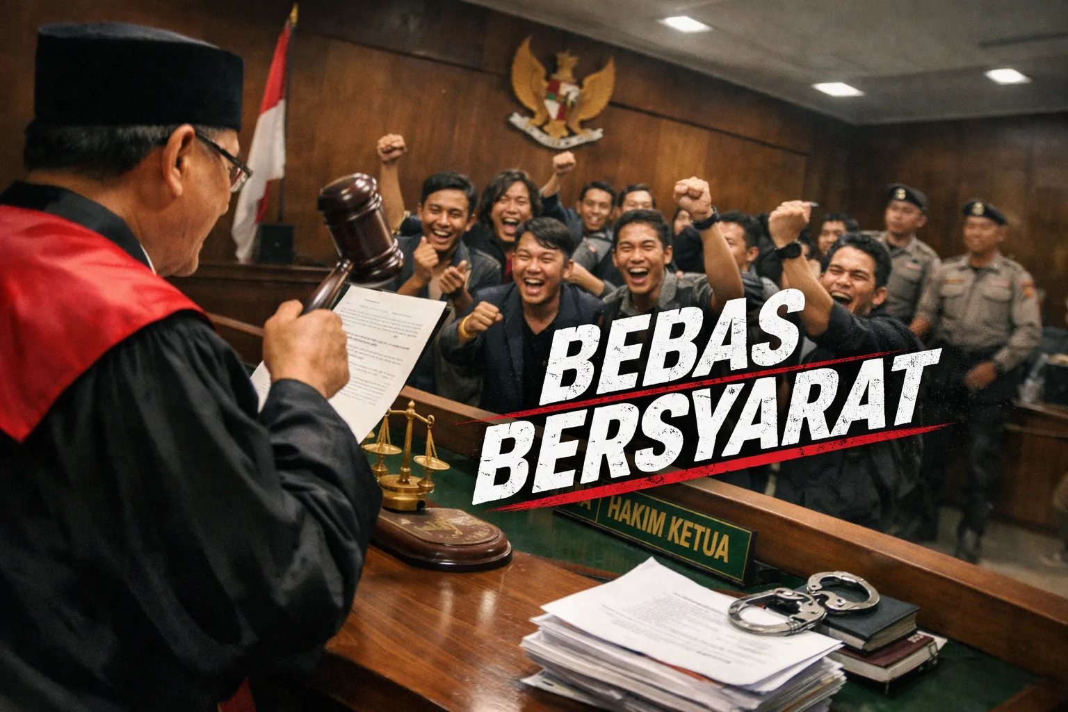 21 Demonstran Demo Agustus 2025 Dibebaskan Bersyarat, Hukuman 10 Bulan Tidak Perlu Dijalanin (Ilustrasi)