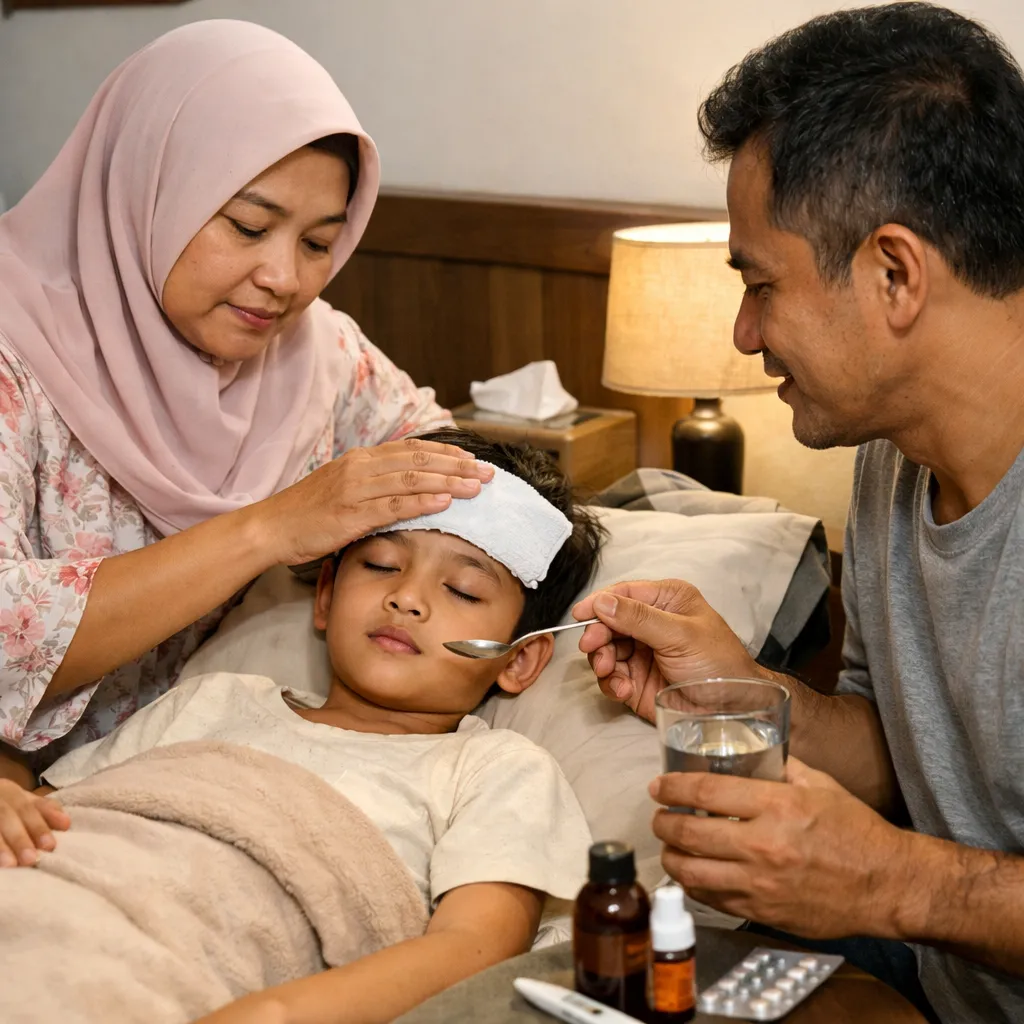 Tips Bagi Orang Tua: Mengobati Tipes Anak Secara Efektif dan Aman (Ilustrasi)