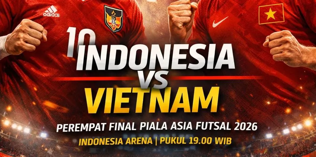 Piala Asia Futsal 2026: Indonesia Hadapi Vietnam, Sejarah Menanti di Depan Mata (Ilustrasi)