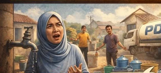 Air Tak Mengalir Berhari-hari, Warga Bangkalan Mengeluh, Ini Penjelasan PDAM (Ilustrasi)
