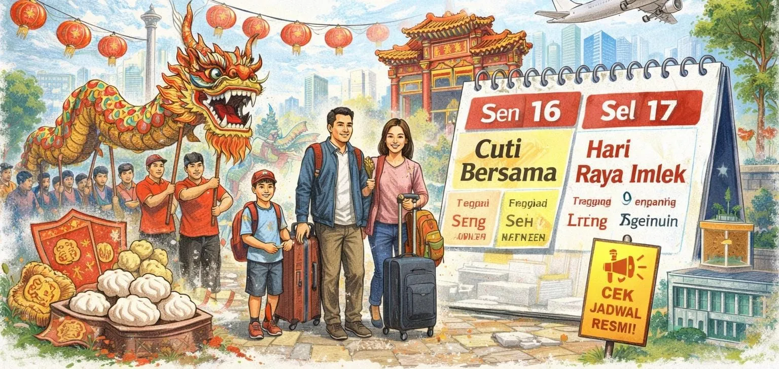 Libur Imlek 2026: Jadwal Nasional dan Cuti Bersama Februari 2026 (Ilustrasi)