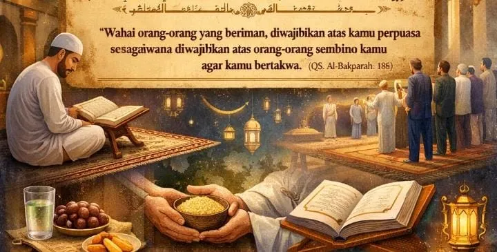 Keutamaan Bulan Suci Ramadhan dan Fadhilah Shalat Tarawih (Ilustrasi)