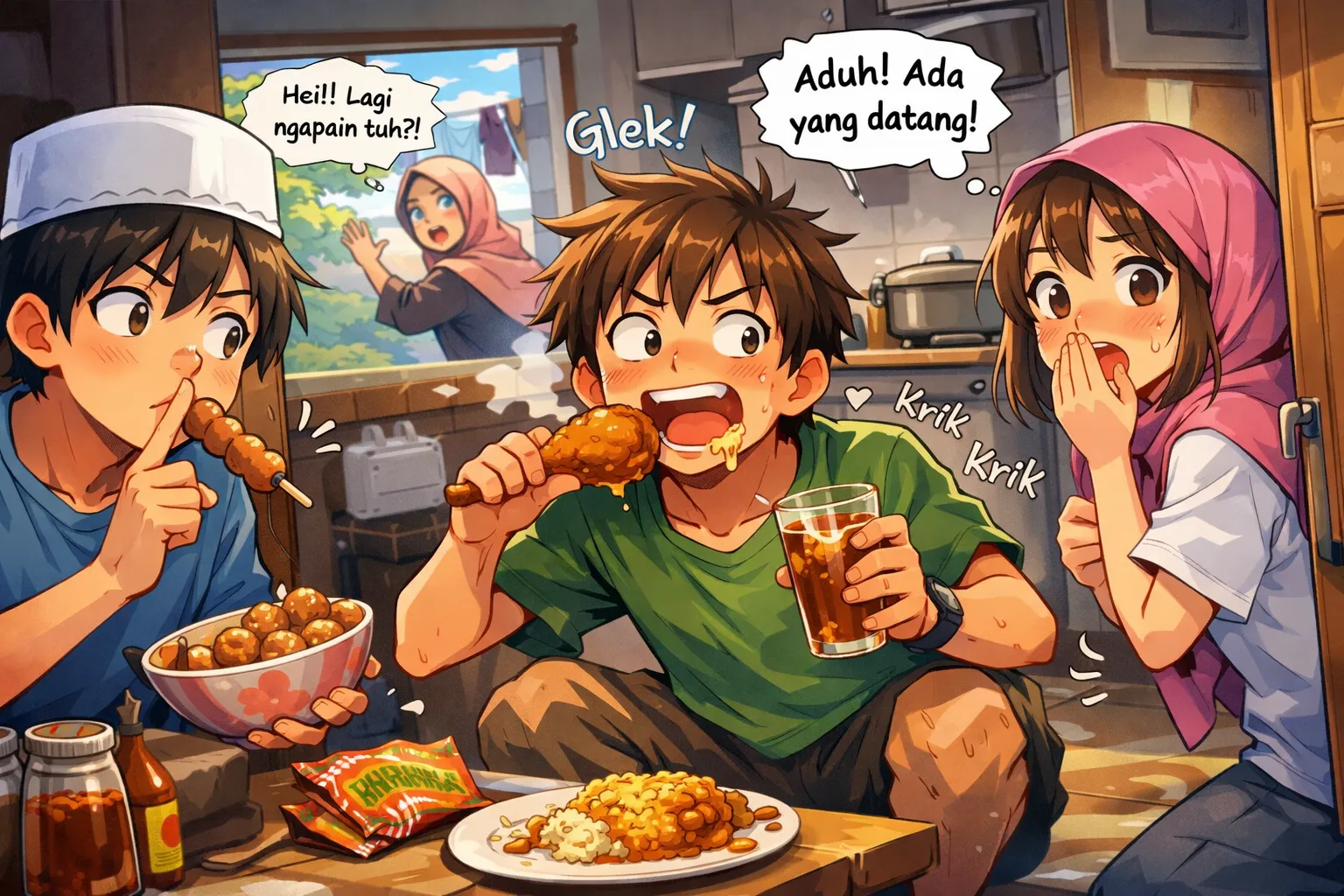 Antara Iman, Lapar, dan Godaan Nasi Goreng.