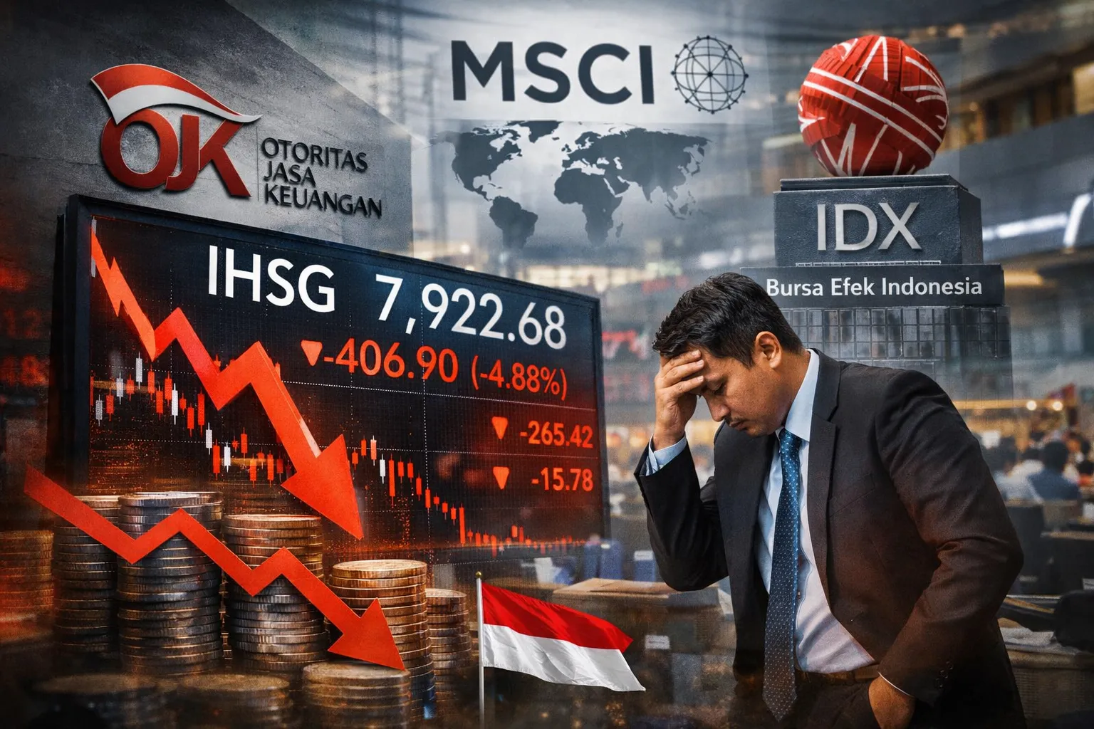 Efek MSCI Menghantam IHSG, OJK dan BEI Siapkan Reformasi Pasar Modal (Ilustrasi)
