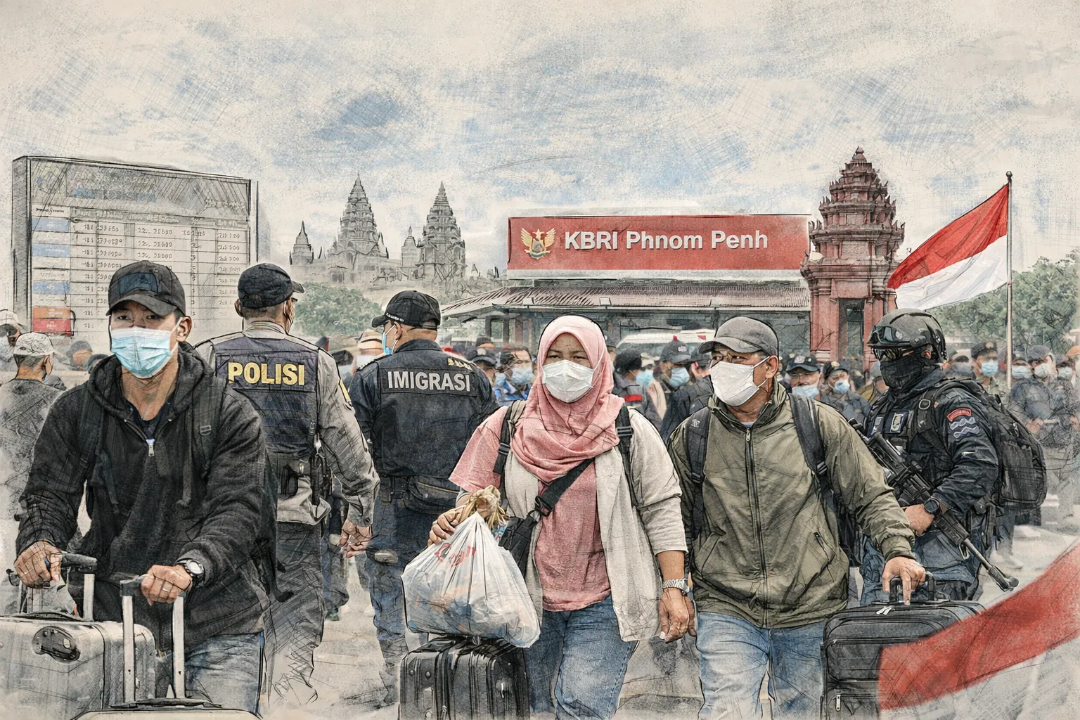 Baru Dua Bulan, Ribuan WNI Terlibat Online Scam Kamboja (Ilustrasi)