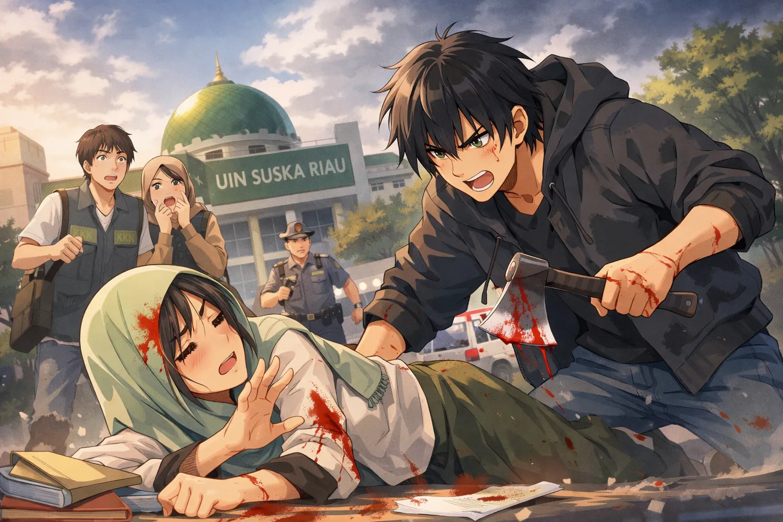 Cinta Ditolak, Kapak Bertindak: Kisah Tragis Mahasiswi Dibacok Rekan KKN.