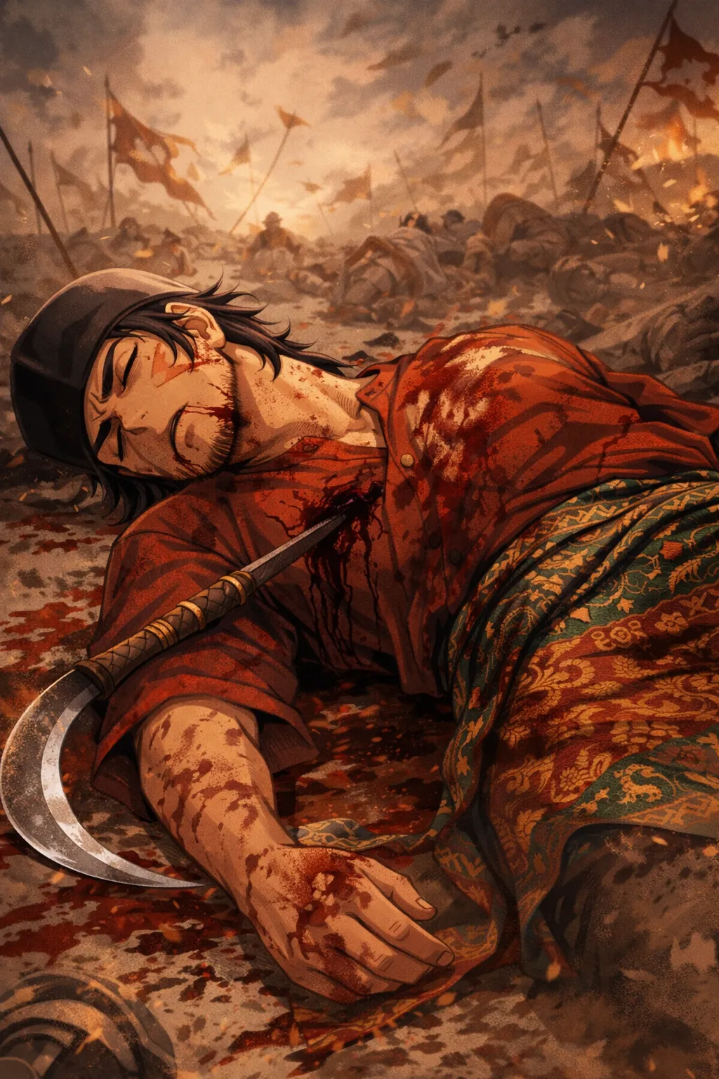 “Medan Perang Bangkalan: Kematian Seorang Pahlawan Madura” (Ilustrasi)