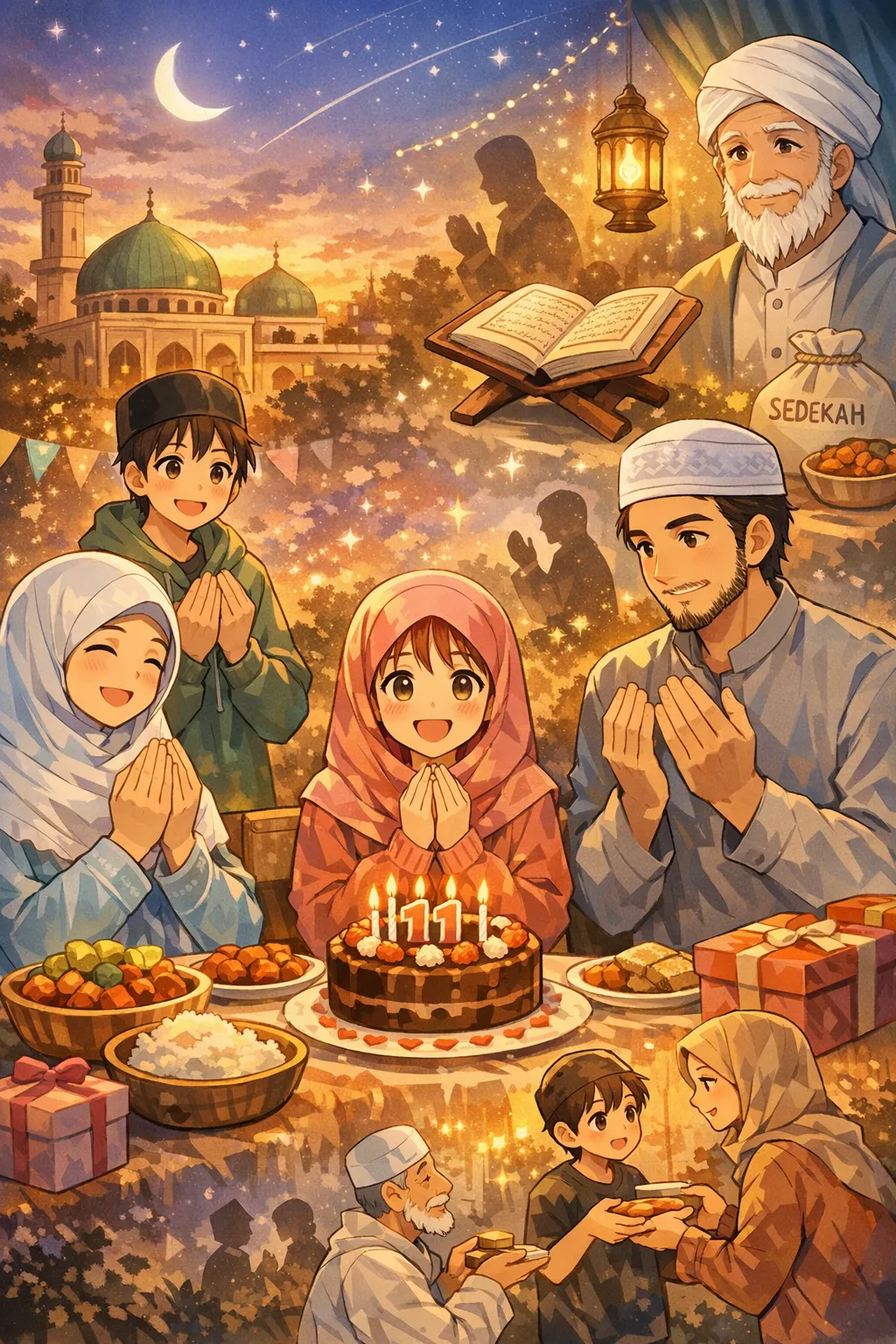Perayaan Ulang Tahun dalam Pandangan Islam (Ilustrasi)