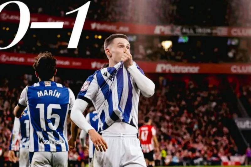 Real Sociedad Tekuk Athletic Bilbao 1-0 di Leg Pertama Semifinal Copa del Rey (Ilustrasi)