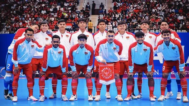 Garuda Perkasa! Indonesia Unggul 3-2 atas Iran di Babak Pertama Final Piala Asia Futsal.