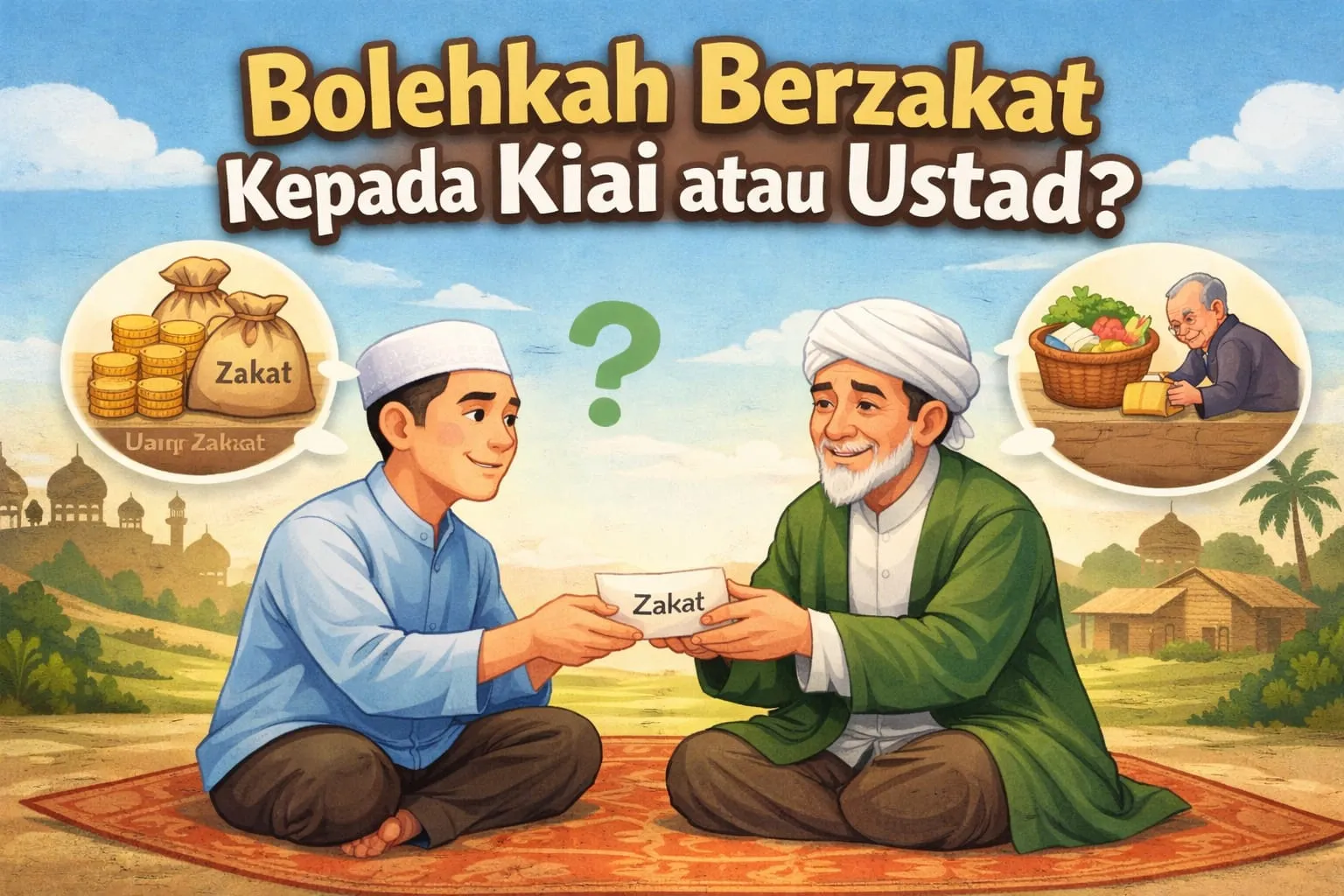 Bolehkah zakat fitrah diberikan kepada kiai atau ustadz? Ulama menjelaskan zakat hanya boleh diterima oleh golongan yang berhak. Jika tokoh agama tersebut mampu secara ekonomi, maka tidak termasuk penerima zakat fitrah.
