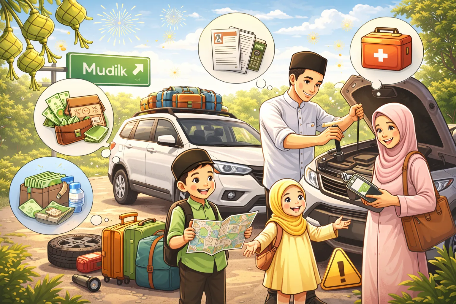 Mudik Lebaran Aman dan Nyaman, Ini Tips Penting yang Harus Diketahui (Ilustrasi)