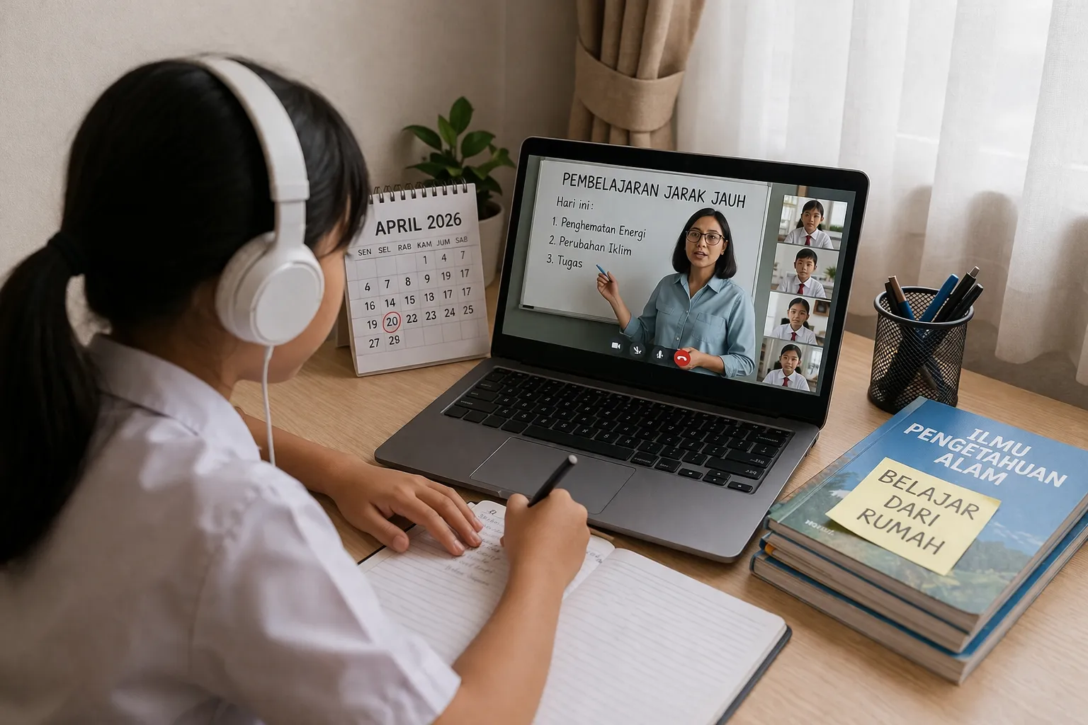 Belajar dari Rumah Kembali Dibahas, Begini Kata Pemerintah (Ilustrasi)