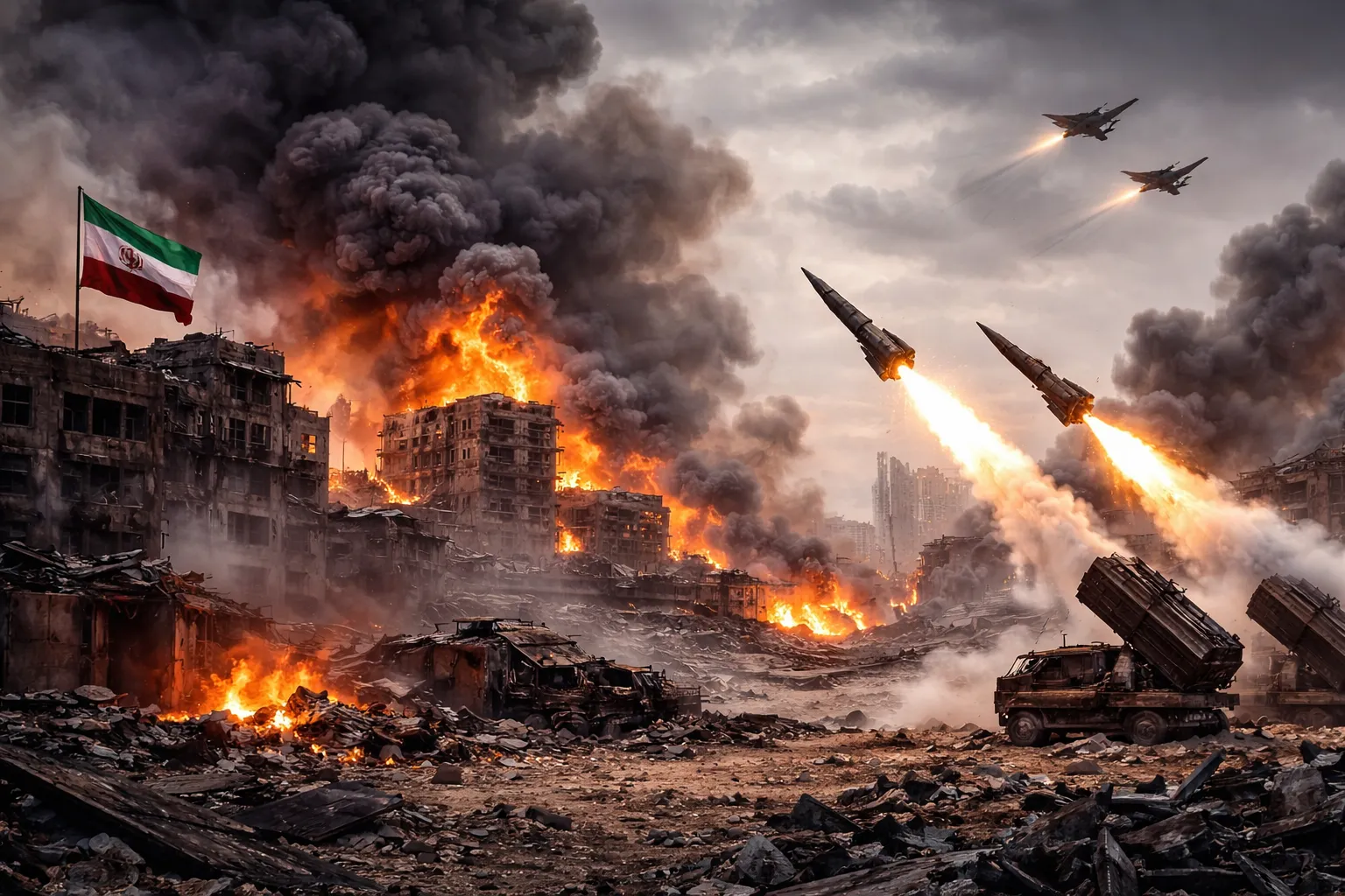 Iran Tolak Gencatan Senjata, Ketegangan dengan Israel Makin Panas (Ilustrasi)