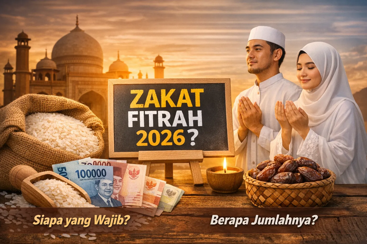 Siapa Yang Wajib dan Berapa Jumlah Zakat Fitrah? Simak Panduannya! (Ilustrasi)