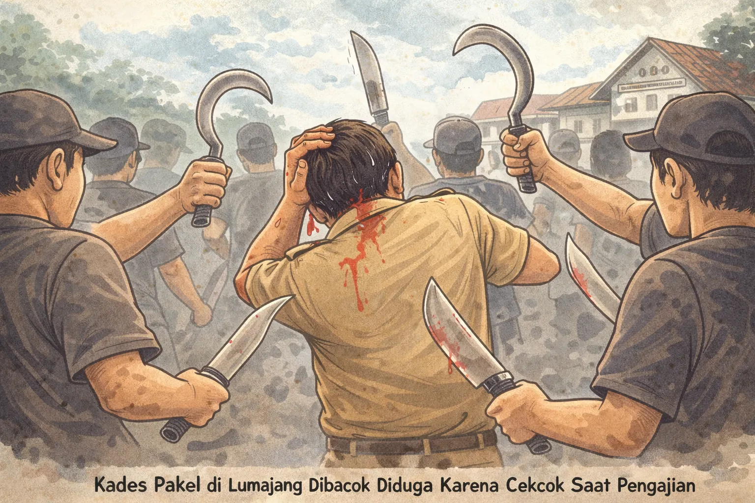 Kades di Lumajang Dibacok Sekelompok Orang, Diduga Dipicu Cekcok saat Pengajian (Ilustrasi)