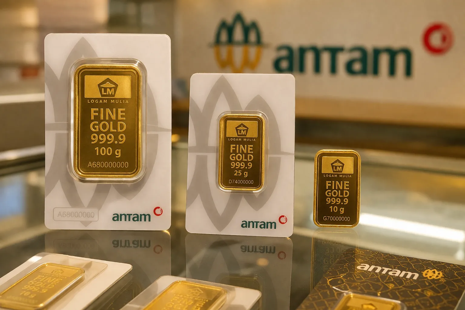 Harga Emas Antam Naik Rp29.000, Kini Tembus Rp2,85 Juta per Gram (Ilustrasi)