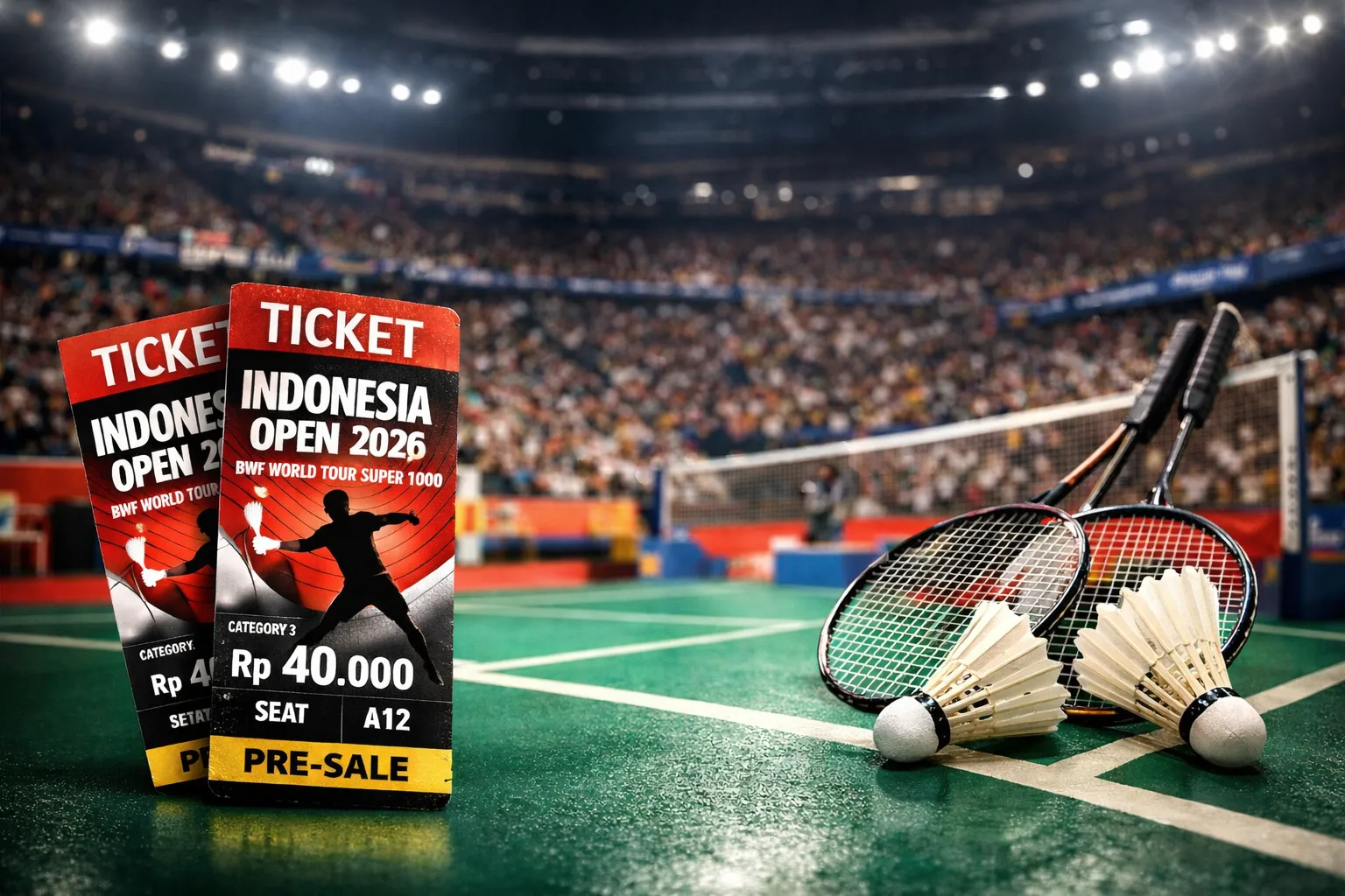 Harga Tiket Indonesia Open 2026 Resmi Dirilis, Simak Detailnya (Ilustrasi)